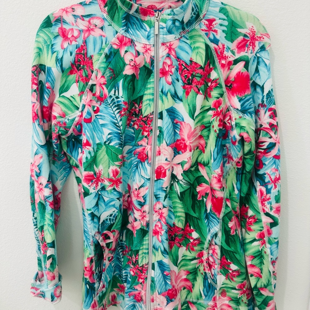Tommy Bahama Front Zip Jacket M